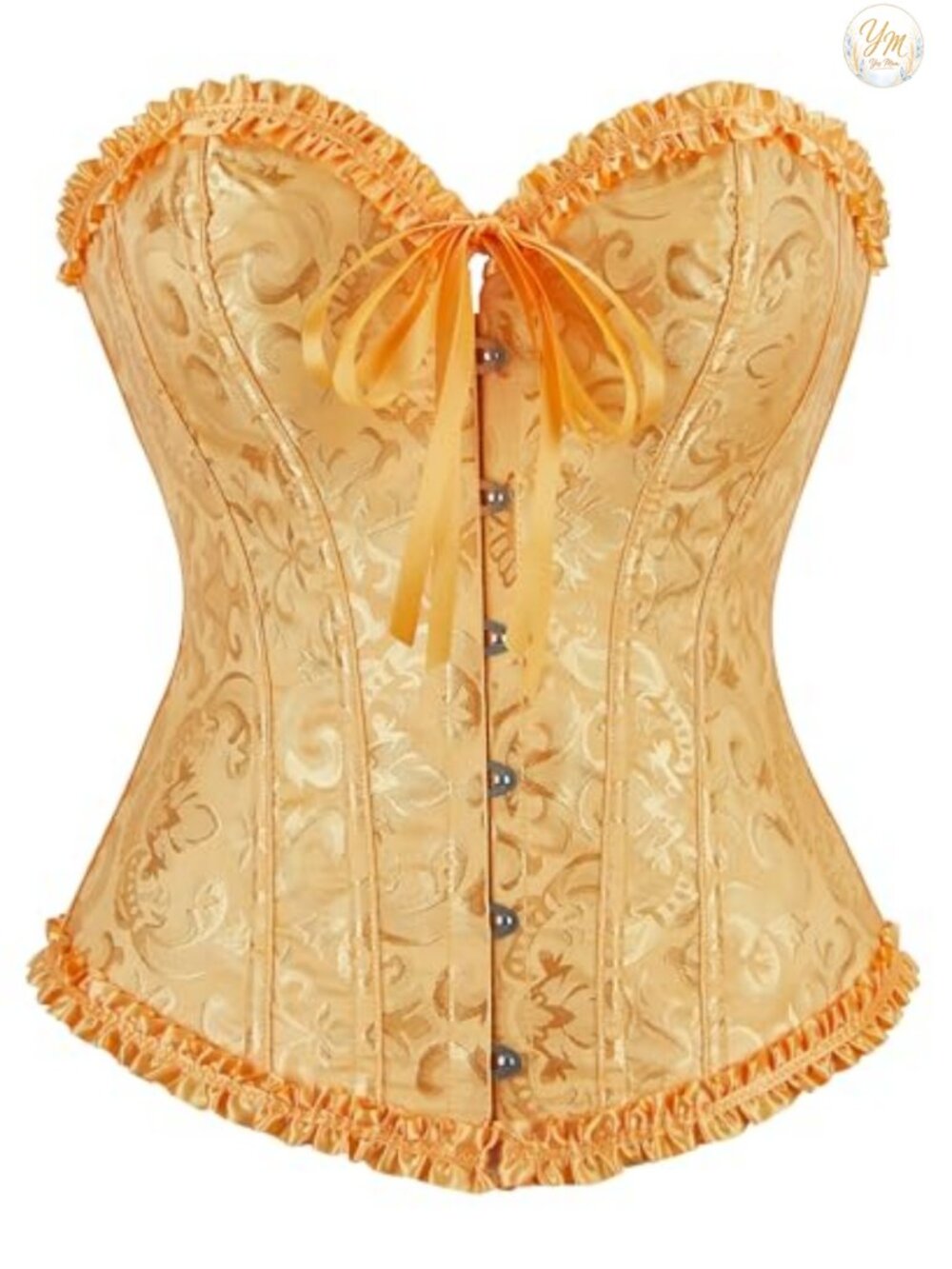 Lace Up Corset Top Overbust Body Shaper Bustier